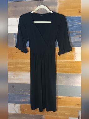 Olian Maternity Dress M Black Career Cocktail